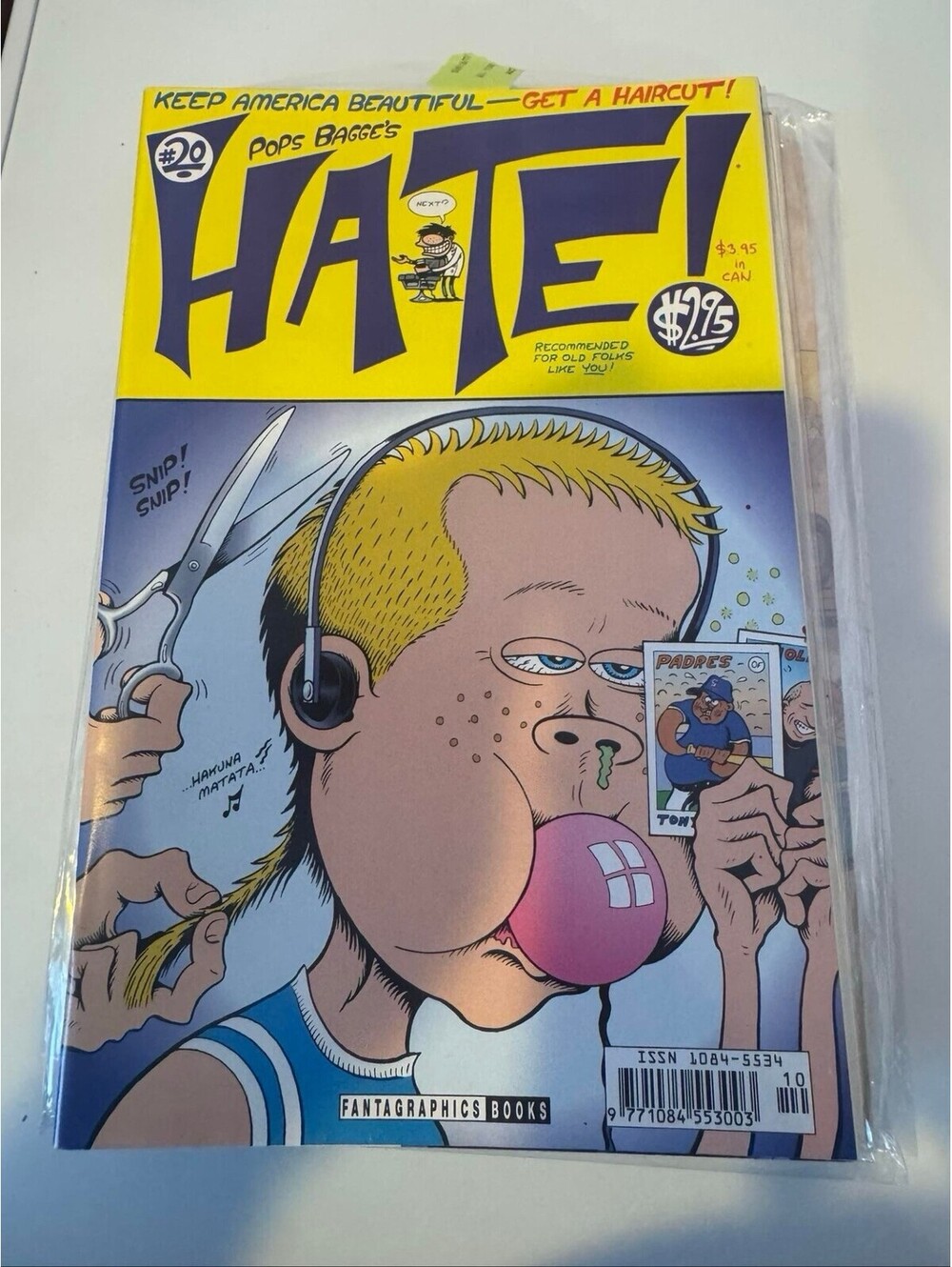 Hate #20 Peter Bagge Fantagraphics 1995 Buddy Bradley Alternative Comic